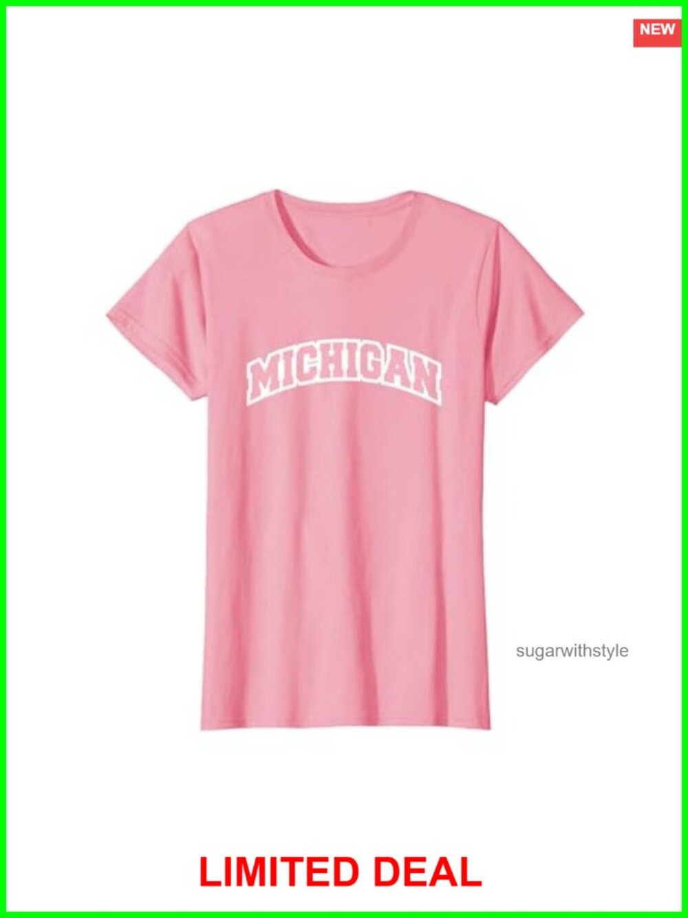 Michigan Varsity College Style Tee Short Sleeve T-Shirt